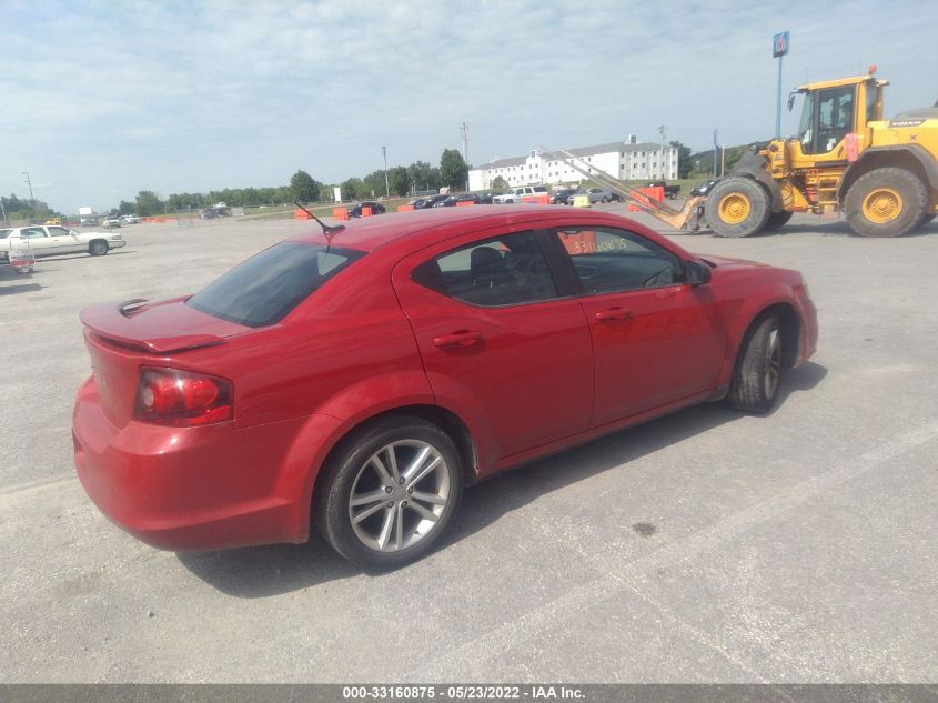 2013 DODGE AVENGER SE V6 1C3CDZAG3DN769980