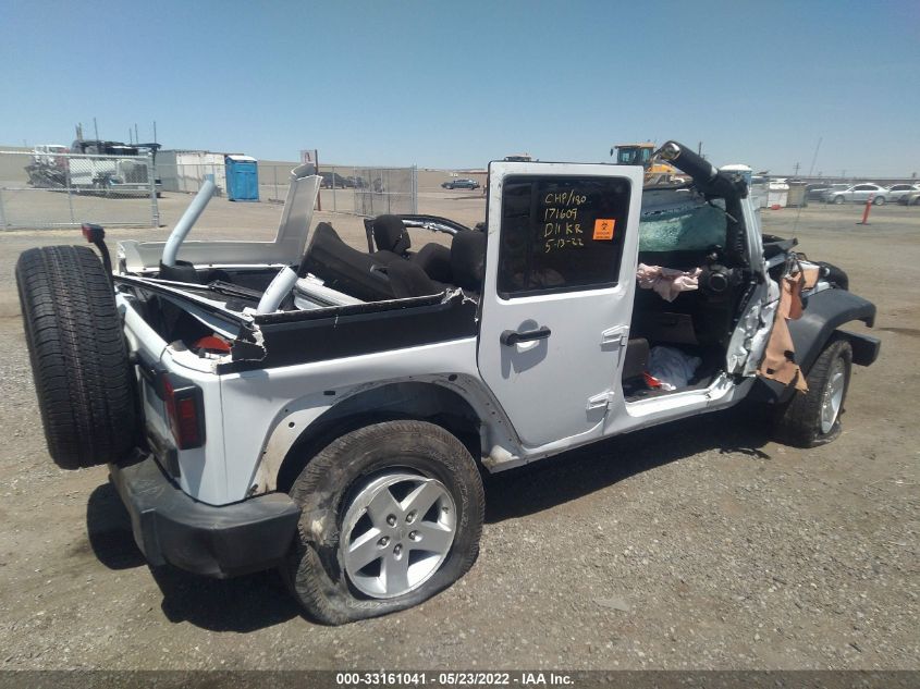 2018 JEEP WRANGLER JK UNLIMITED SPORT S 1C4HJWDG4JL920515
