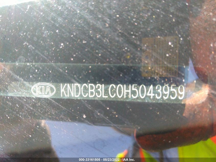 2017 KIA NIRO LX KNDCB3LC0H5043959