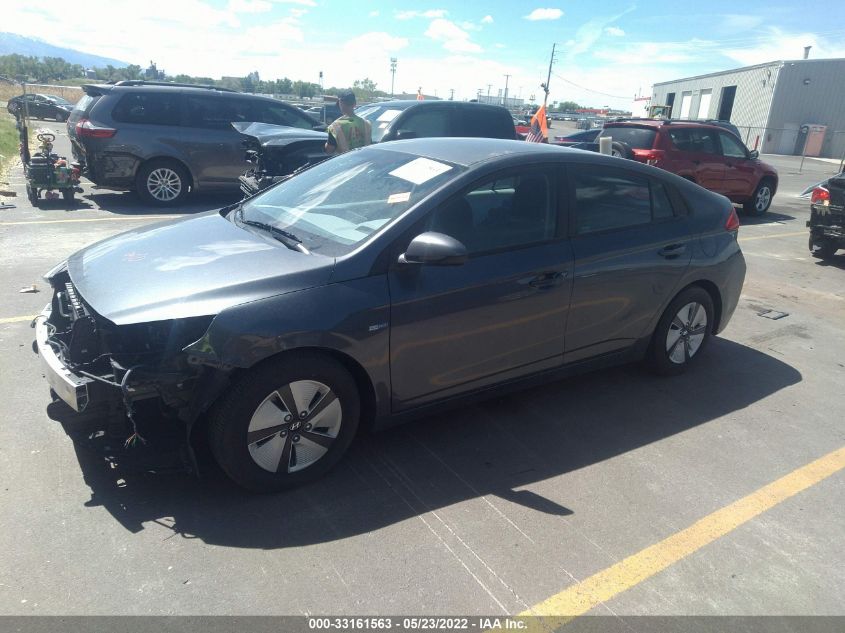 2020 HYUNDAI IONIQ HYBRID BLUE KMHC65LC0LU186128