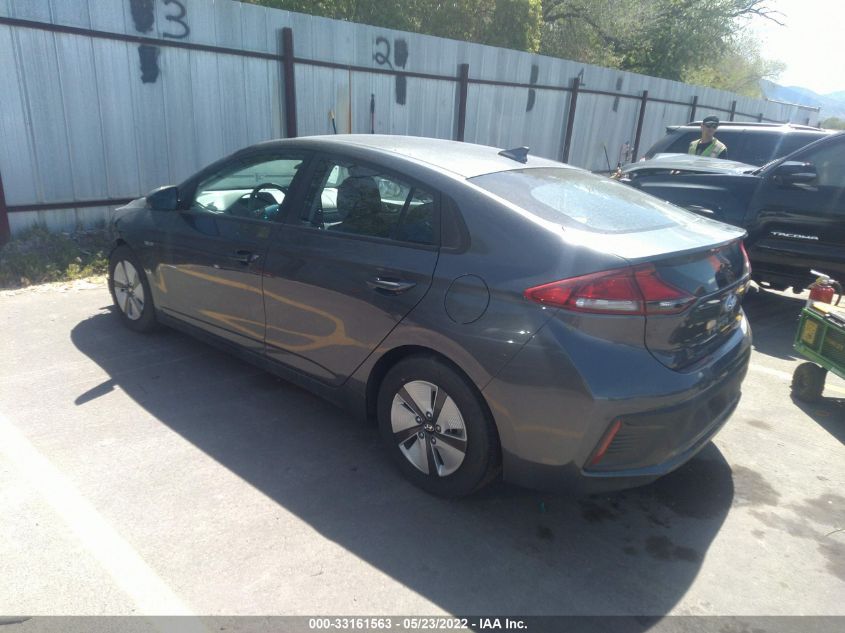 2020 HYUNDAI IONIQ HYBRID BLUE KMHC65LC0LU186128