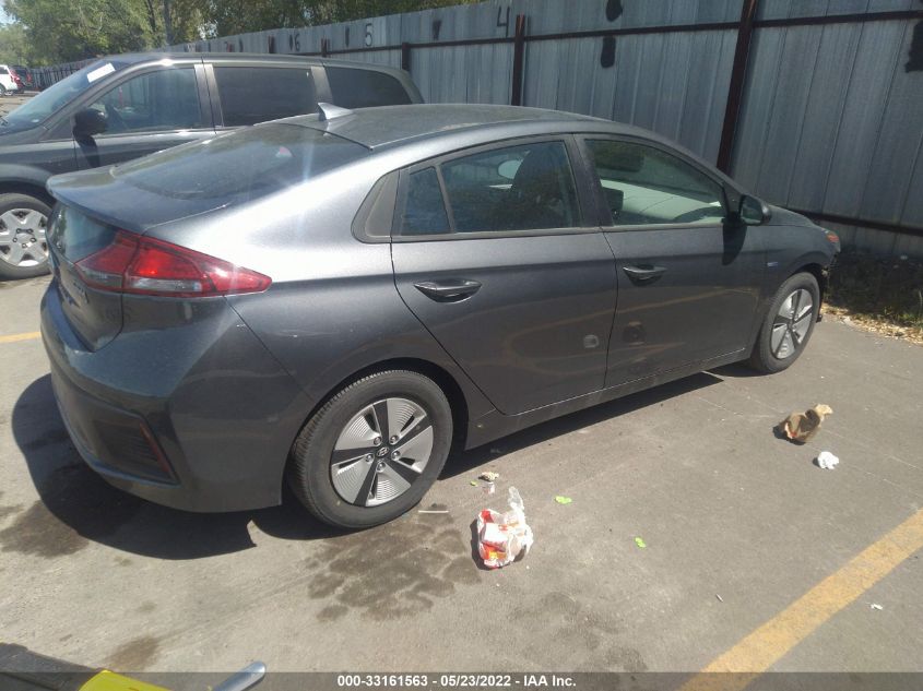 2020 HYUNDAI IONIQ HYBRID BLUE KMHC65LC0LU186128