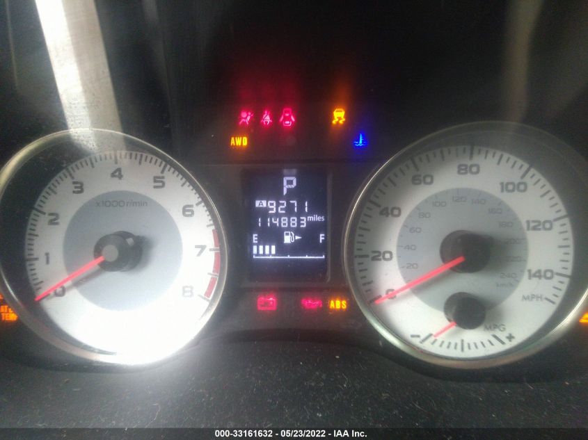 2013 SUBARU IMPREZA WAGON 2.0I SPORT LIMITED JF1GPAU67D2897333