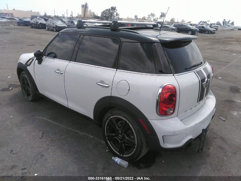 2013 MINI COOPER COUNTRYMAN S WMWZC3C59DWP23031