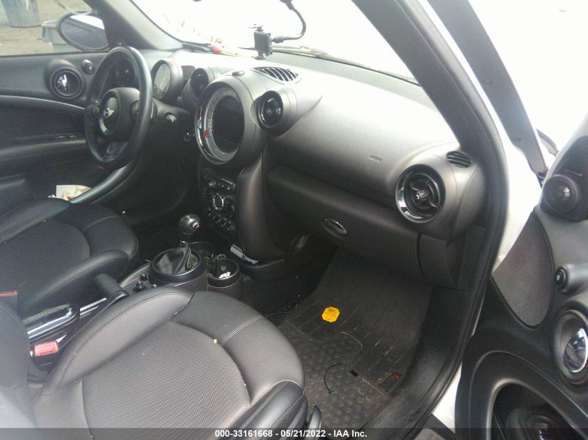 2013 MINI COOPER COUNTRYMAN S WMWZC3C59DWP23031