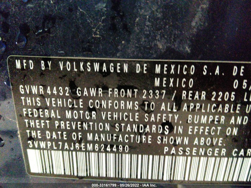2014 VOLKSWAGEN JETTA SPORTWAGEN TDI W/SUNROOF & NAV 3VWPL7AJ6EM624490