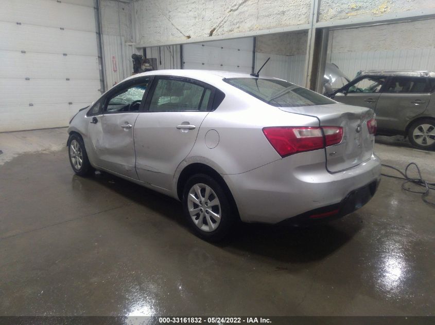 2014 KIA RIO LX KNADM4A38E6404445