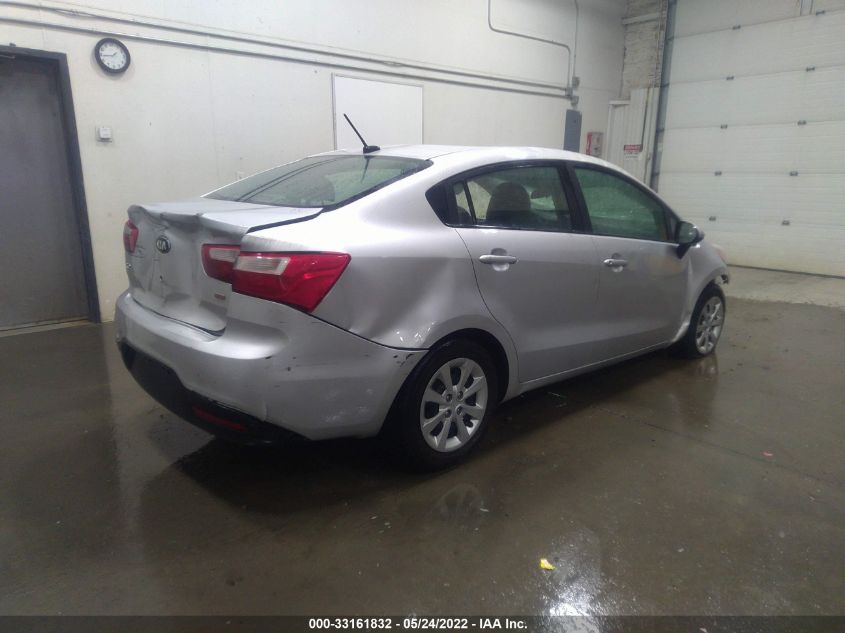 2014 KIA RIO LX KNADM4A38E6404445