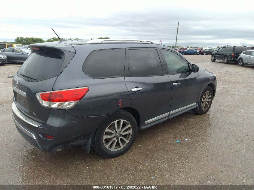 2014 NISSAN PATHFINDER SL 5N1AR2MN9EC654007