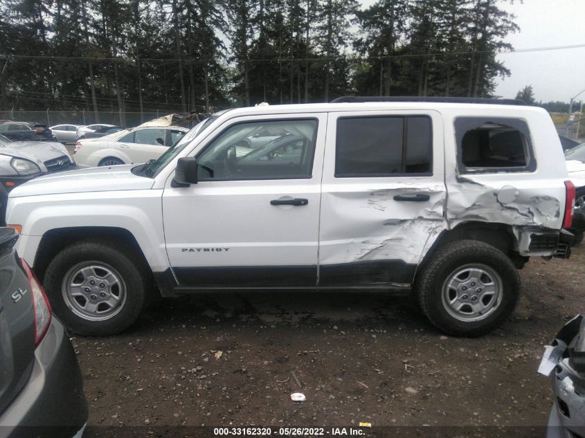 2014 JEEP PATRIOT SPORT 1C4NJRBB1ED846093