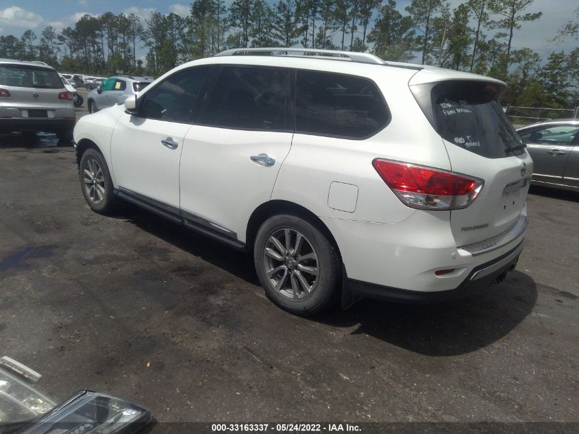 2014 NISSAN PATHFINDER SL 5N1AR2MN7EC721316