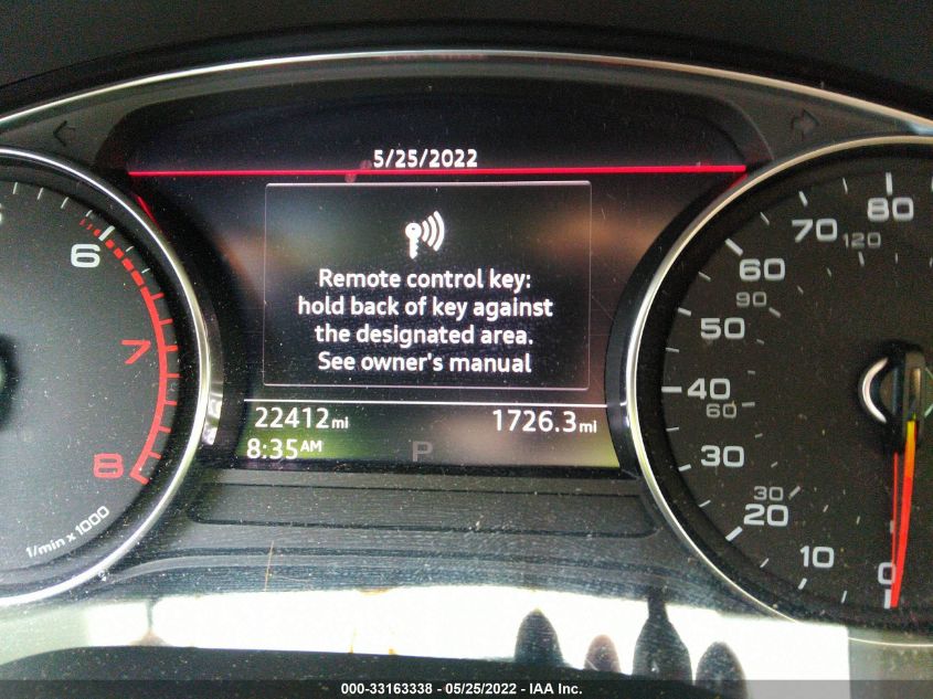 2019 AUDI A4 PREMIUM WAUDNAF47KA014099