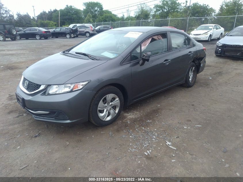 2013 HONDA CIVIC SDN LX 2HGFB2F54DH572341