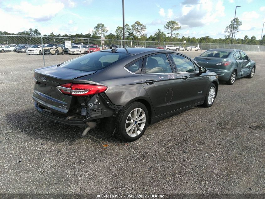 2019 FORD FUSION HYBRID SE 3FA6P0LU9KR120229