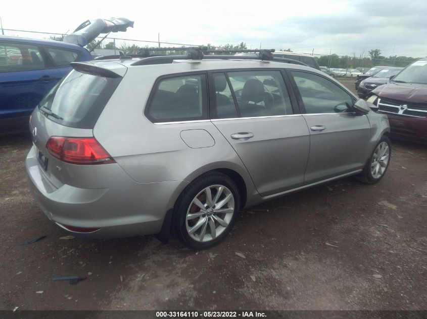 2017 VOLKSWAGEN GOLF SPORTWAGEN S/SE/SEL 3VWC17AU0HM507099