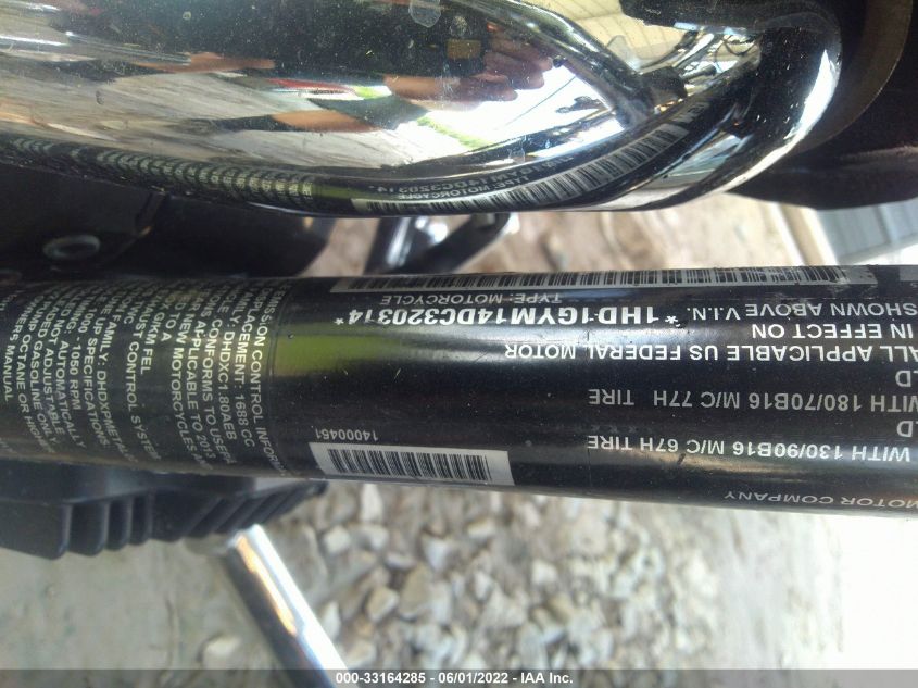 2013 HARLEY-DAVIDSON FXDF DYNA FAT BOB 1HD1GYM14DC320314