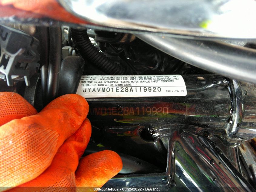 2008 YAMAHA XVS650 A/AT JYAVM01E28A119920