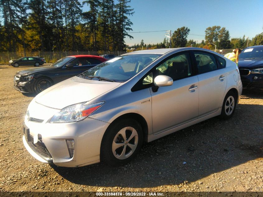 2015 TOYOTA PRIUS FOUR JTDKN3DU9F0480590