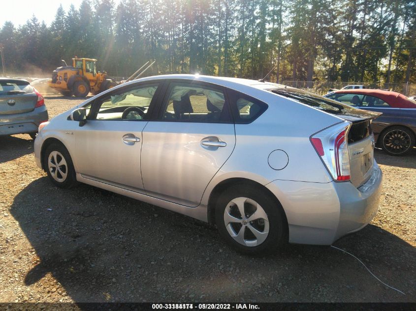2015 TOYOTA PRIUS FOUR JTDKN3DU9F0480590