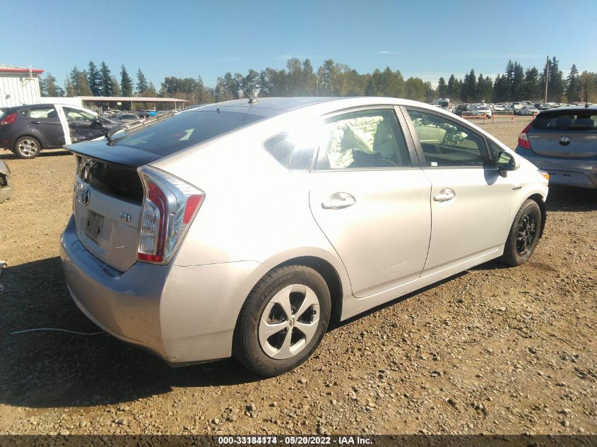 2015 TOYOTA PRIUS FOUR JTDKN3DU9F0480590