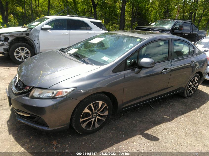 2013 HONDA CIVIC SDN EX 19XFB2F86DE261921