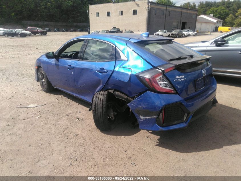 2019 HONDA CIVIC HATCHBACK EX SHHFK7H62KU405852