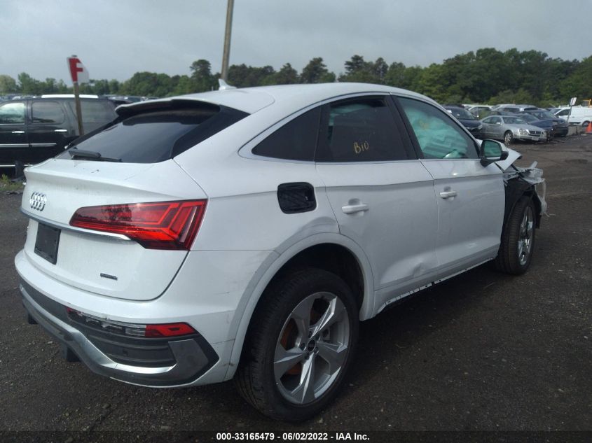 2021 AUDI Q5 SPORTBACK PREMIUM WA14ABFY4M2104518