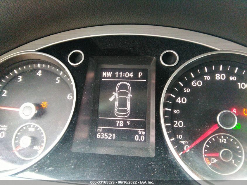 2013 VOLKSWAGEN CC SPORT WVWBP7AN4DE558434