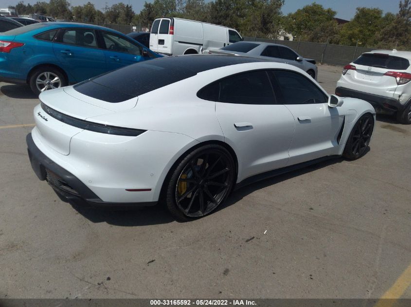 2020 PORSCHE TAYCAN TURBO WP0AC2Y19LSA70337