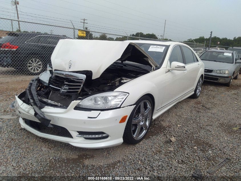 2013 MERCEDES-BENZ S-CLASS S 550 WDDNG7DB5DA508699
