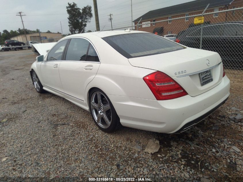 2013 MERCEDES-BENZ S-CLASS S 550 WDDNG7DB5DA508699
