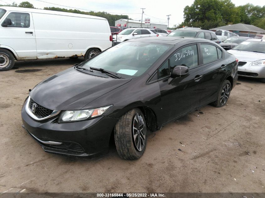 2013 HONDA CIVIC SDN EX 19XFB2F83DE047596
