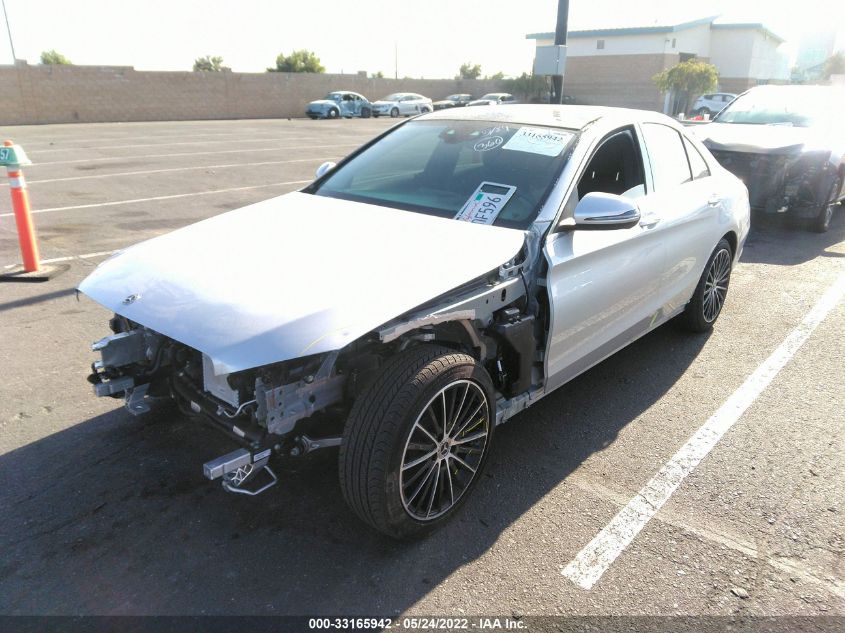 2021 MERCEDES-BENZ C-CLASS C 300 W1KWF8DB0MR647363