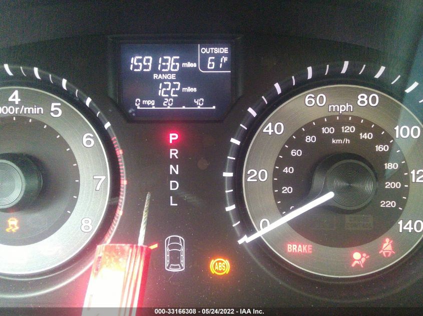 2014 HONDA ODYSSEY EX-L 5FNRL5H62EB122291