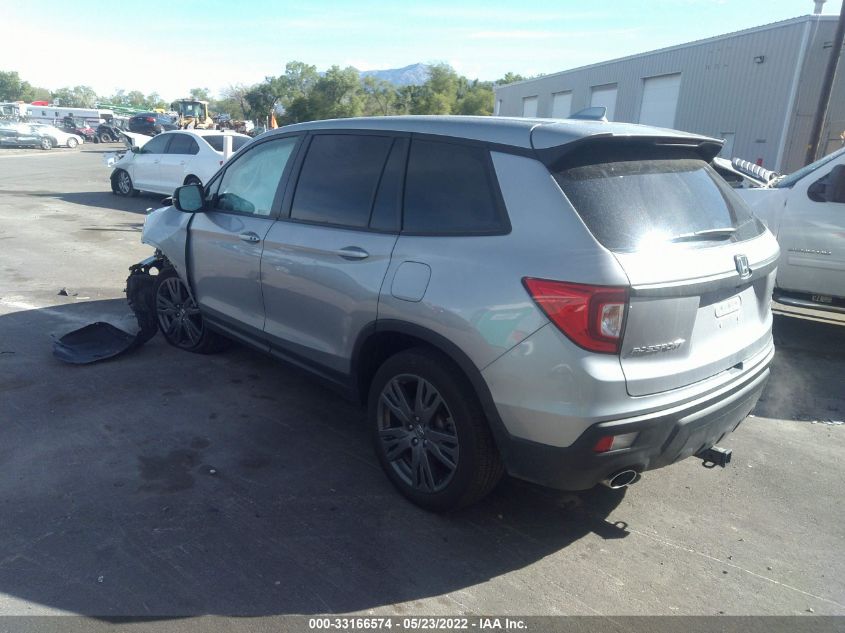 2021 HONDA PASSPORT EX-L 5FNYF8H52MB013033