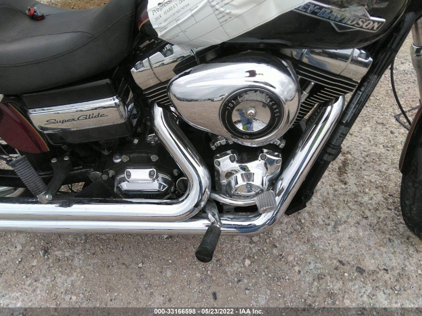 2014 HARLEY-DAVIDSON FXDC DYNA SUPER GLIDE CUSTOM 1HD1GVM1XEC305364