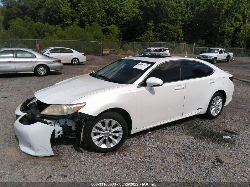 2013 LEXUS ES HYBRID JTHBW1GG6D2004062