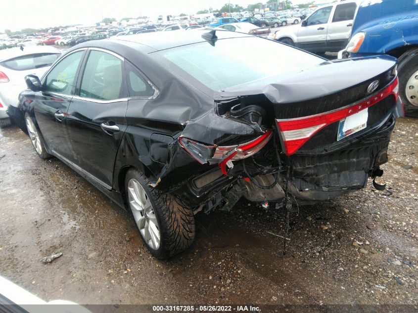 2013 HYUNDAI AZERA KMHFH4JG7DA257321