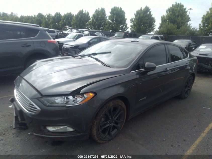 2018 FORD FUSION HYBRID SE HYBRID 3FA6P0LUXJR155733