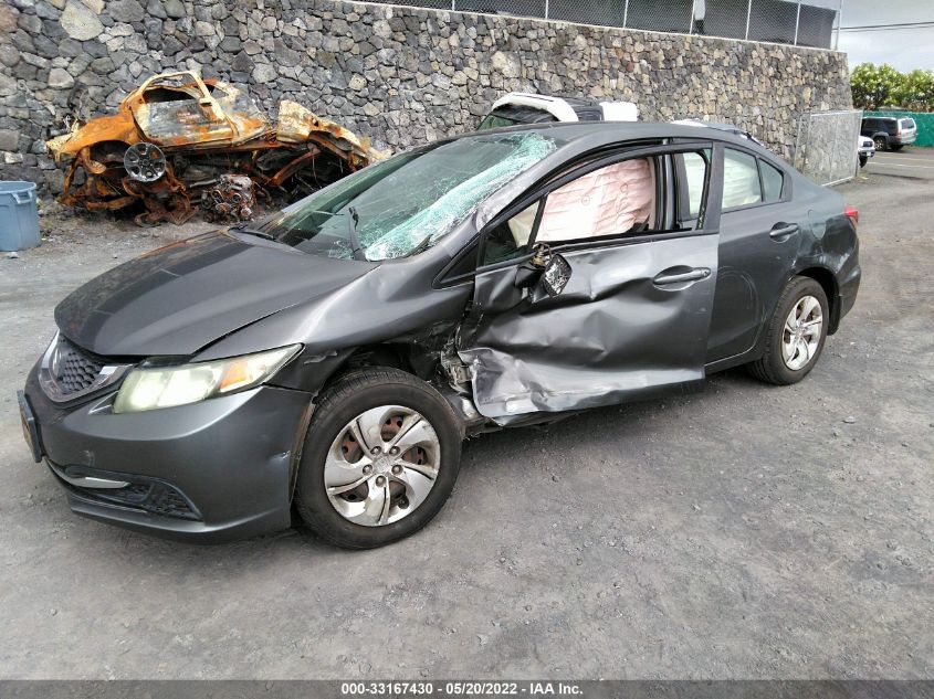 2013 HONDA CIVIC SDN LX 2HGFB2F51DH513697