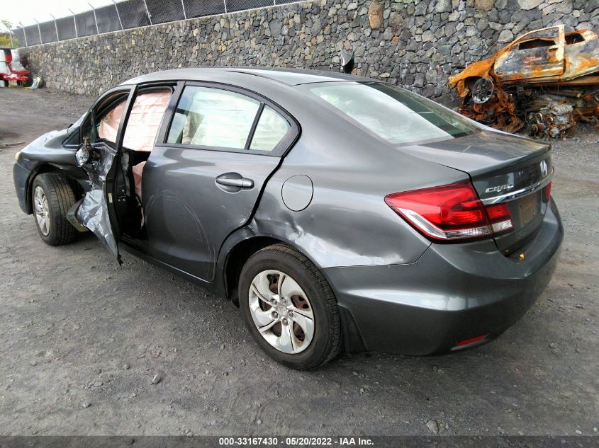 2013 HONDA CIVIC SDN LX 2HGFB2F51DH513697