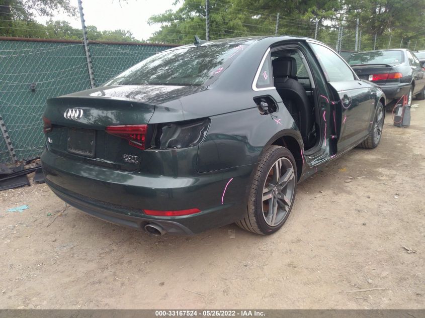 2017 AUDI A4 PREMIUM PLUS WAUENAF41HN012273