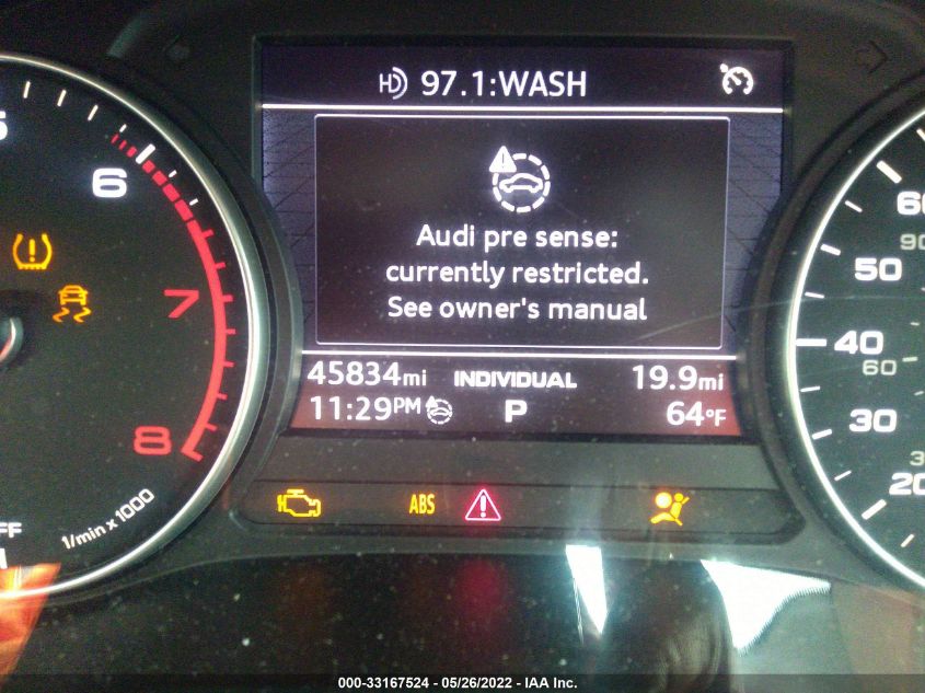 2017 AUDI A4 PREMIUM PLUS WAUENAF41HN012273