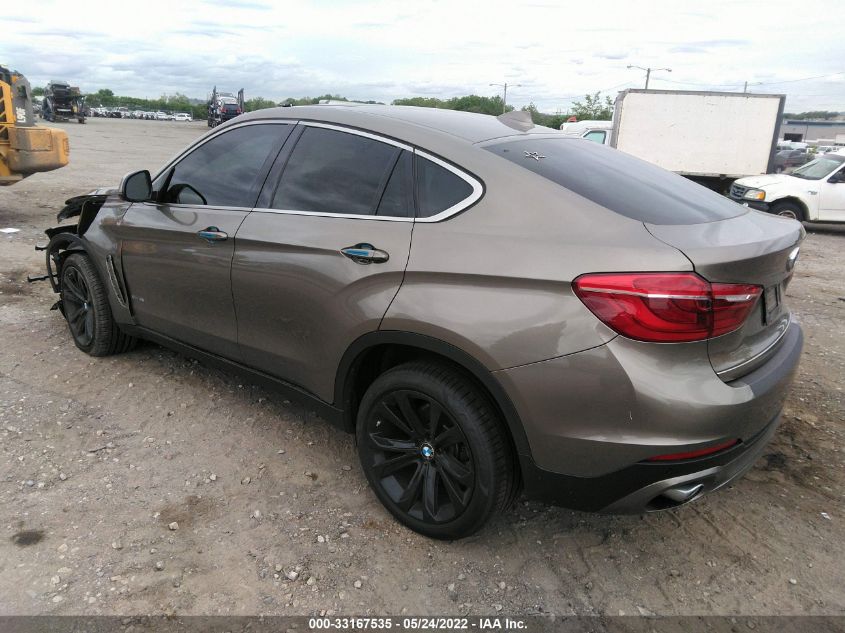 2017 BMW X6 XDRIVE35I 5UXKU2C30H0U30054