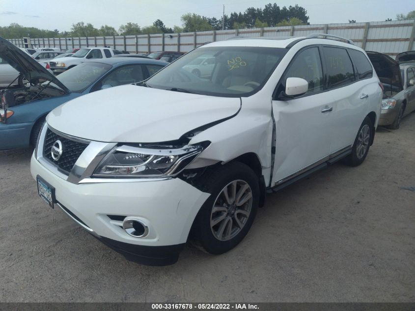 2014 NISSAN PATHFINDER SL 5N1AR2MM1EC658317