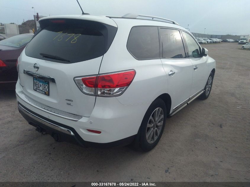 2014 NISSAN PATHFINDER SL 5N1AR2MM1EC658317