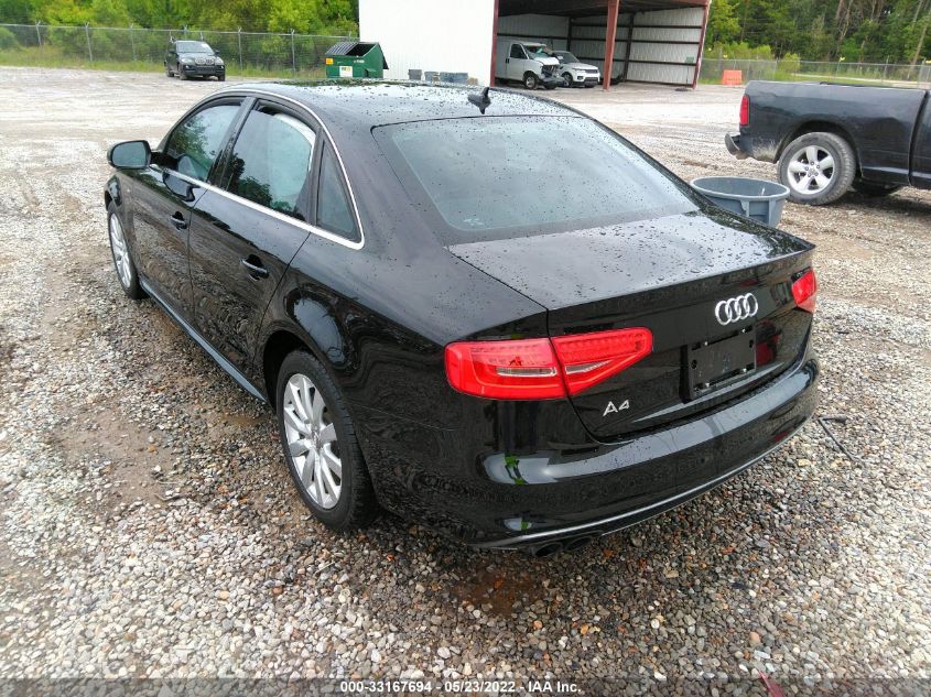 2015 AUDI A4 PREMIUM WAUAFAFLXFN022123