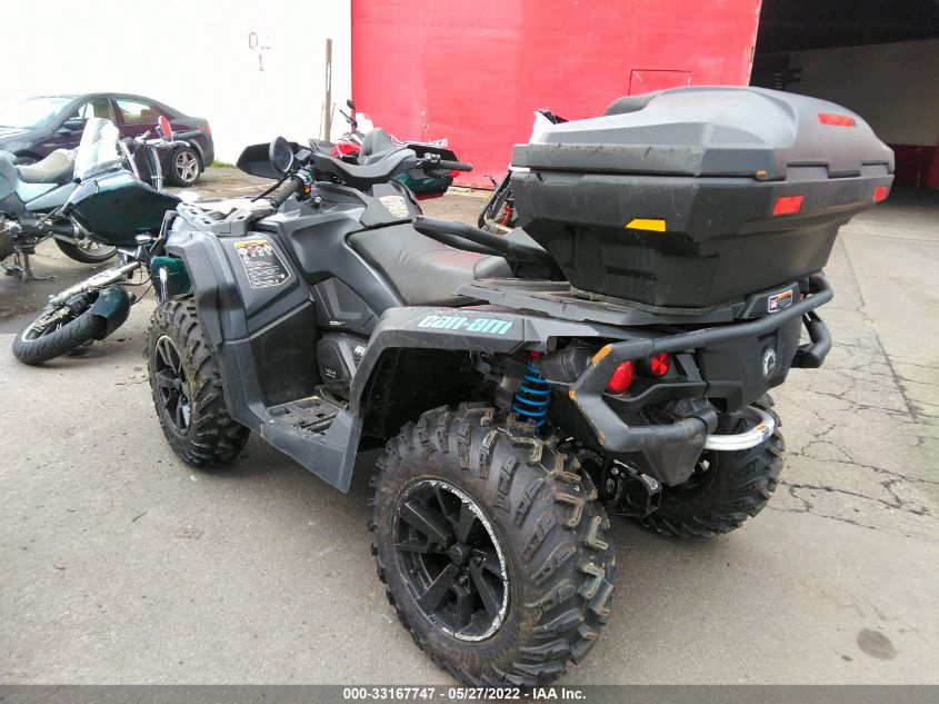 2021 CAN-AM OUTLANDER MAX 650 XT 3JBLPAJ41MJ003075