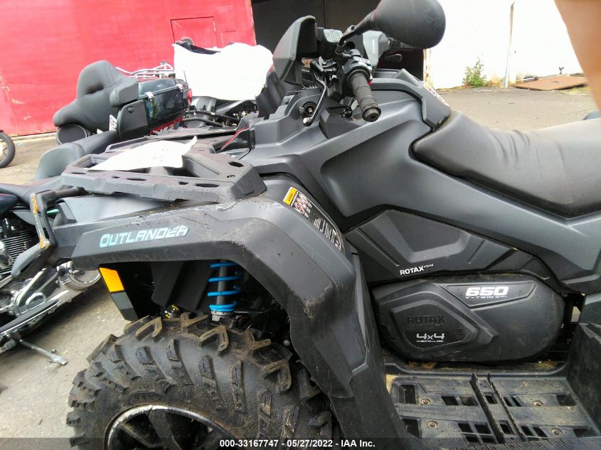2021 CAN-AM OUTLANDER MAX 650 XT 3JBLPAJ41MJ003075