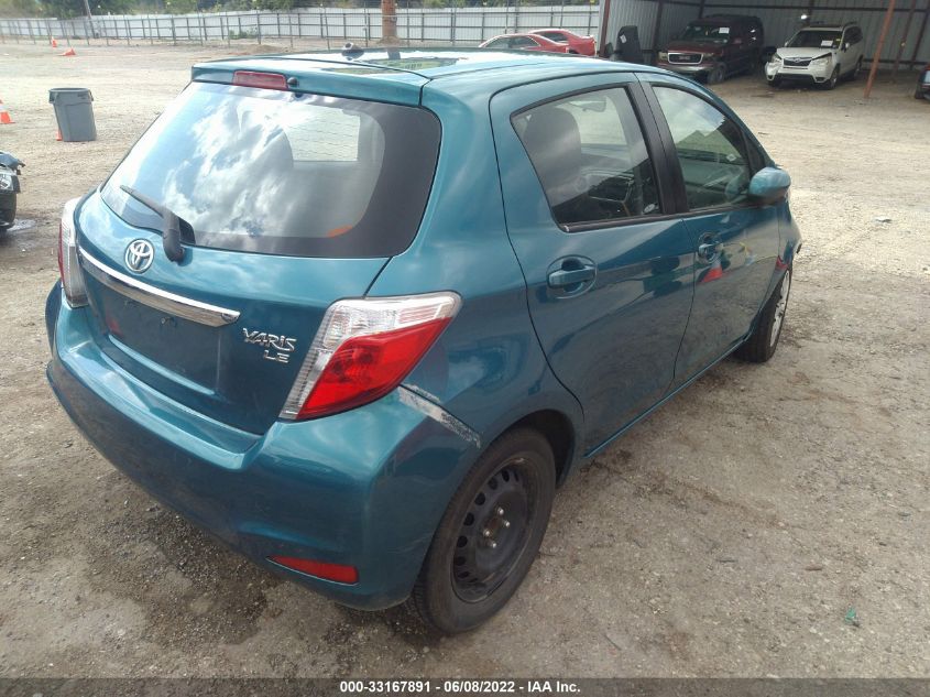 2014 TOYOTA YARIS L/LE VNKKTUD30EA000777